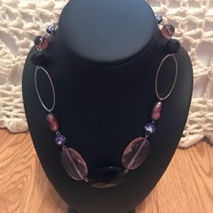 FREE with 6/$20 Purple Beaded Necklace with an Adjustable Length Chain